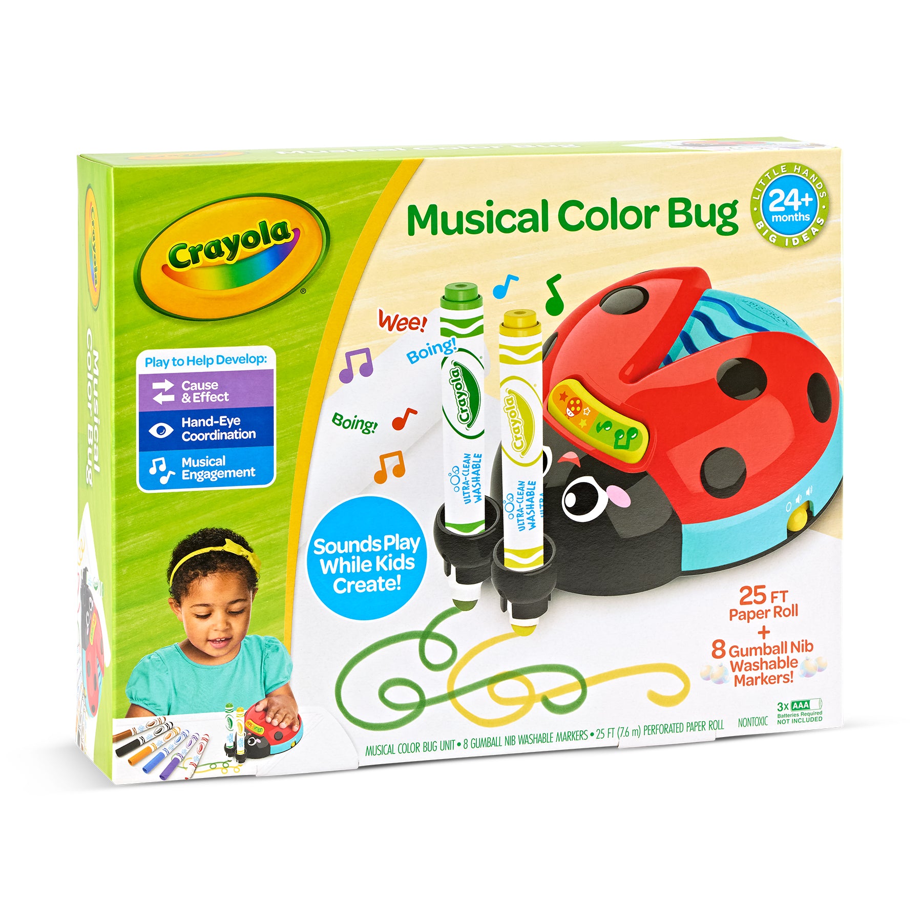 Crayola Musical Doodle Bug Interactive Coloring Toy