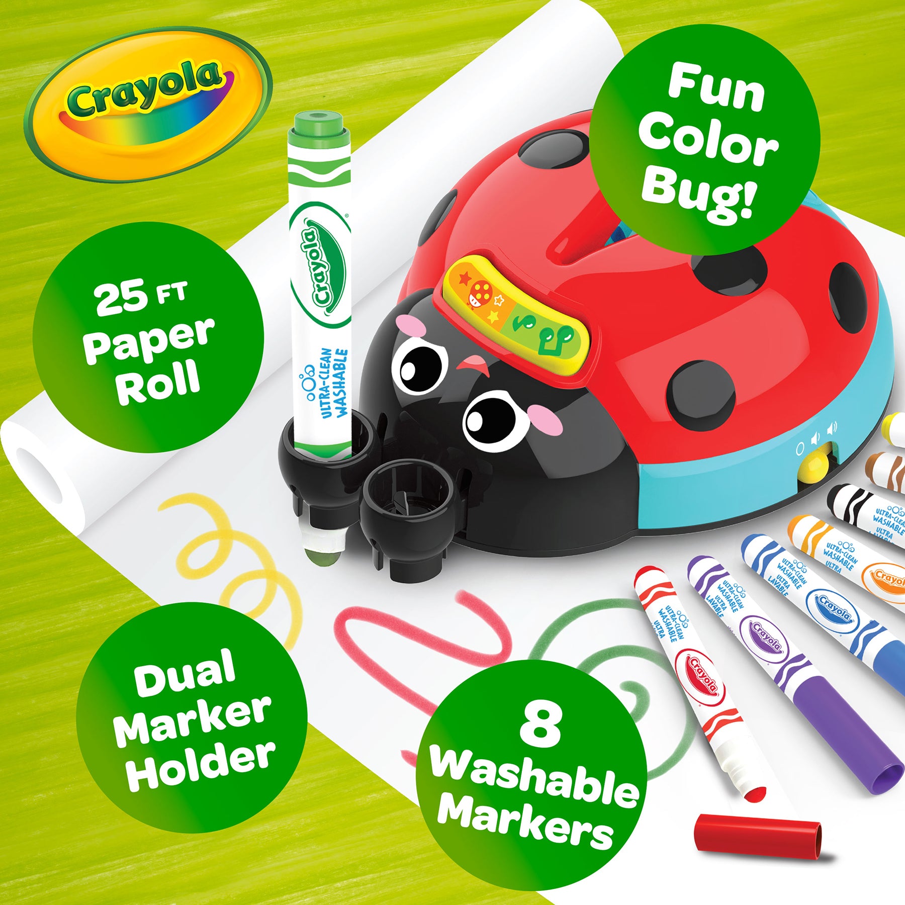 Crayola Musical Doodle Bug Interactive Coloring Toy