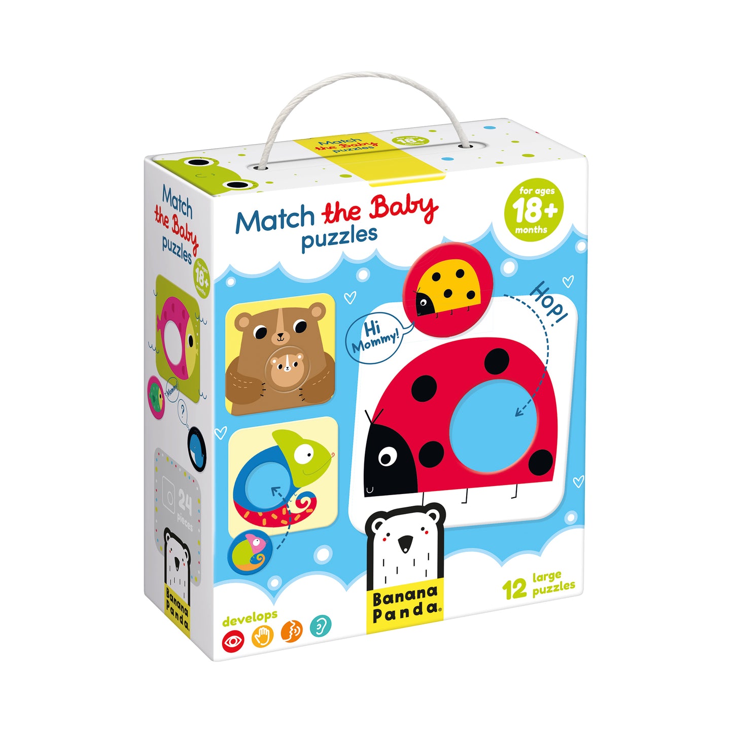 Banana Panda Match The Baby Puzzle Set – Learning Experience