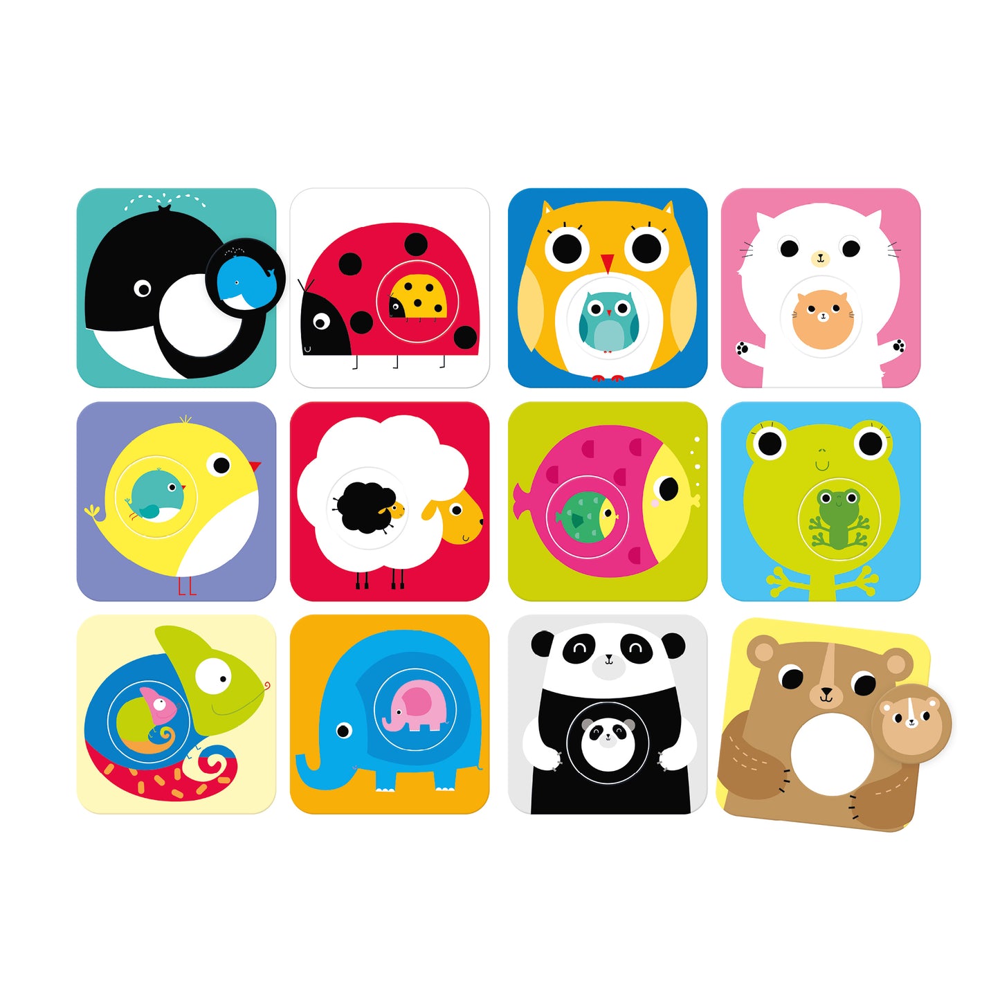 Banana Panda Match The Baby Puzzle Set – Learning Experience