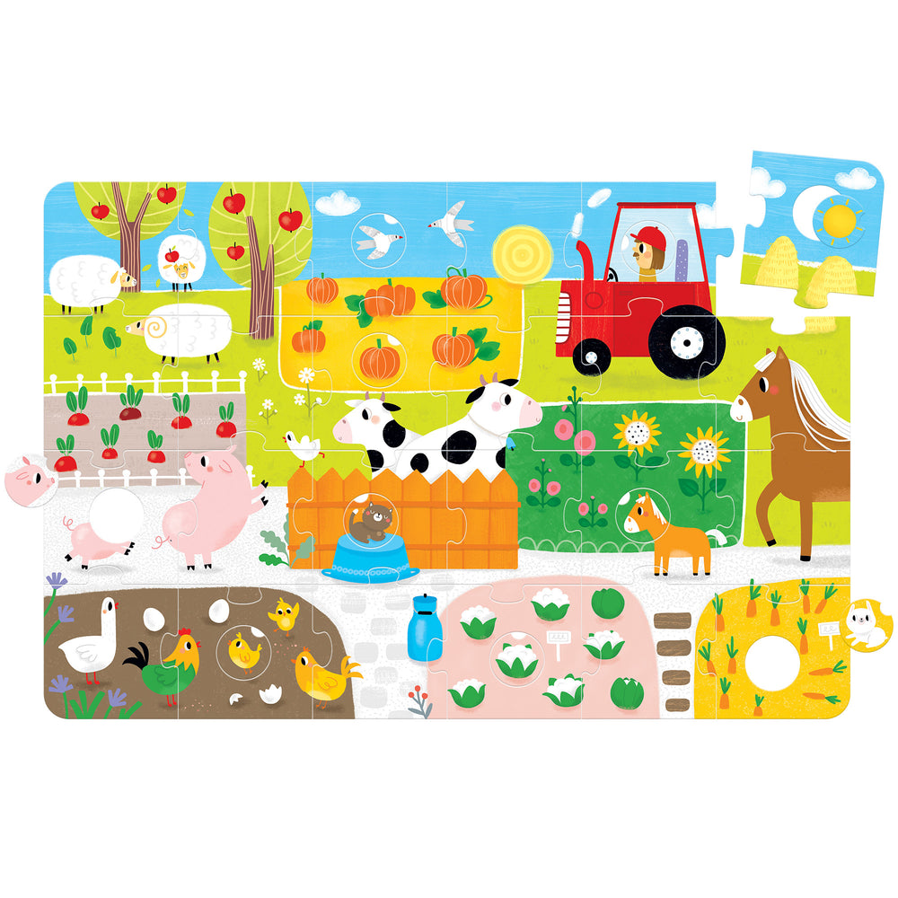 Banova Jumbo Farm Play 34-Piece Floor Puzzle - Age 2+