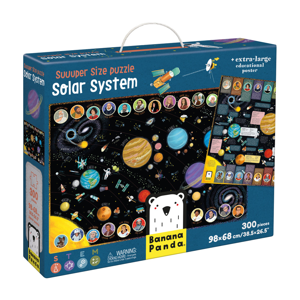 Banana Panda Suuuper Size Solar System Floor Puzzle - 300 pc