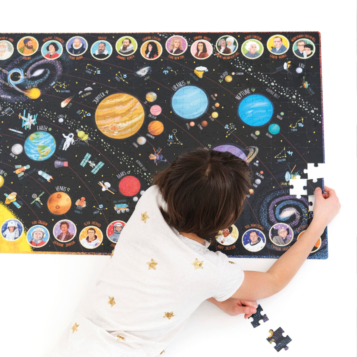 Banana Panda Suuuper Size Solar System Floor Puzzle - 300 pc