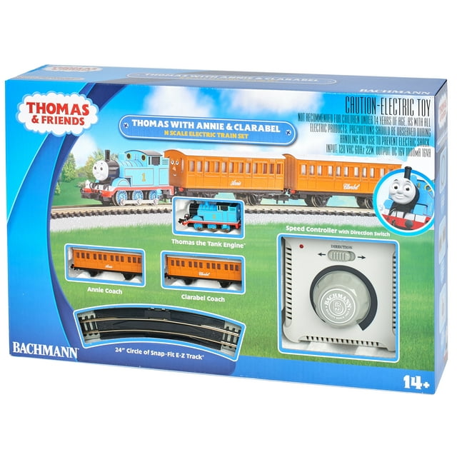 Bachmann Trains - Thomas with Annie and Clarabel N Scale Electric Train Set