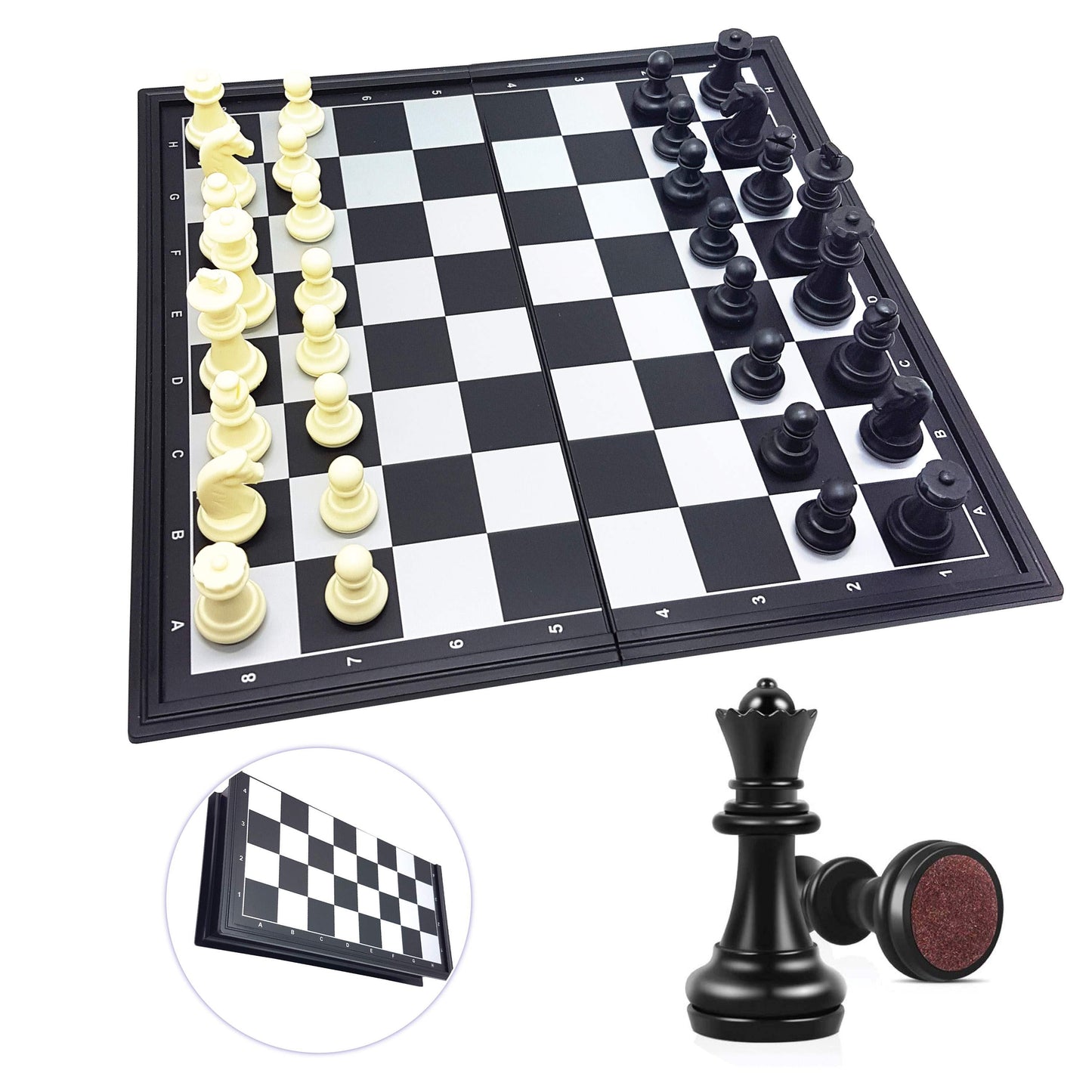 Lexibook Compact Magnetic Foldable Chess Set