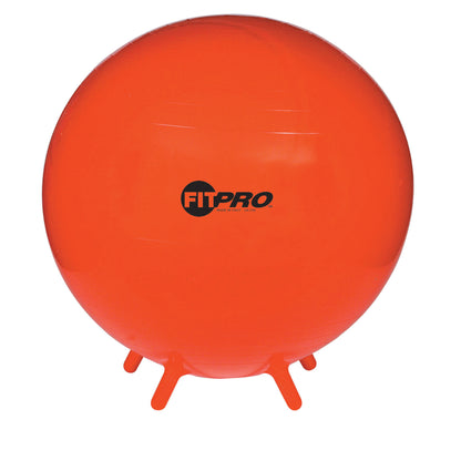 Champion Sports 75cm FitPro Ball with Stability Legs - Power Red