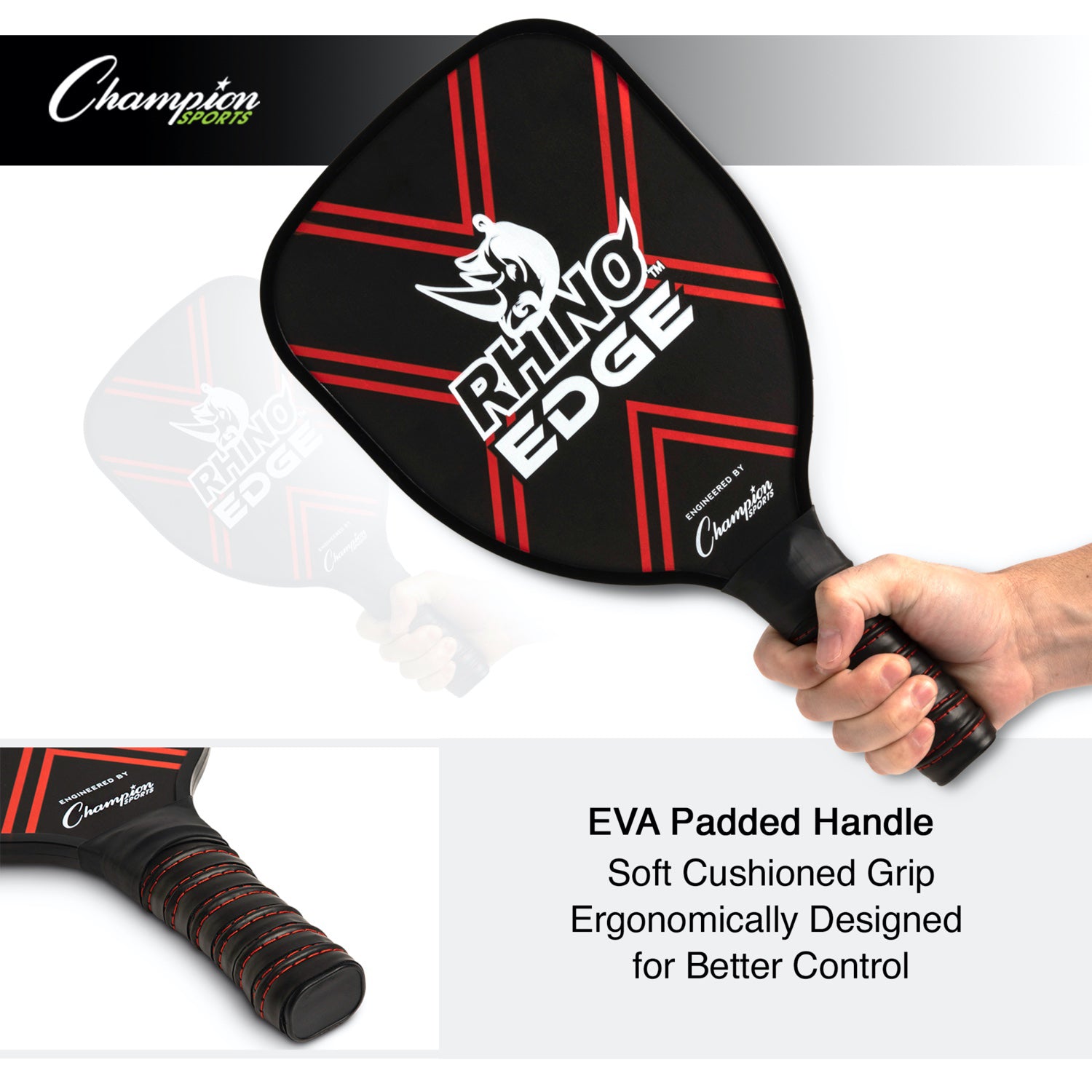 Champion Sports Rhino Pickleball Edge 2 Player Set