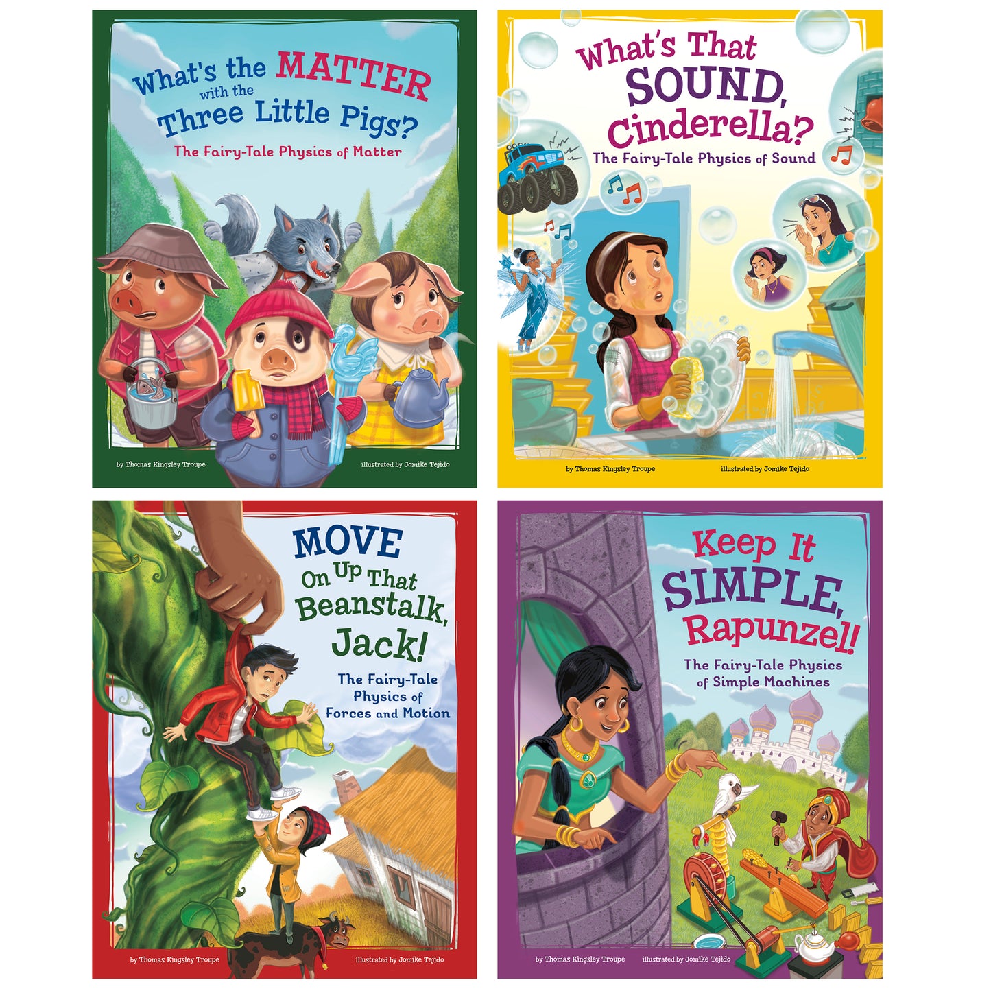 Capstone Publishing STEM-Twisted Fairy Tales 4 Book Set