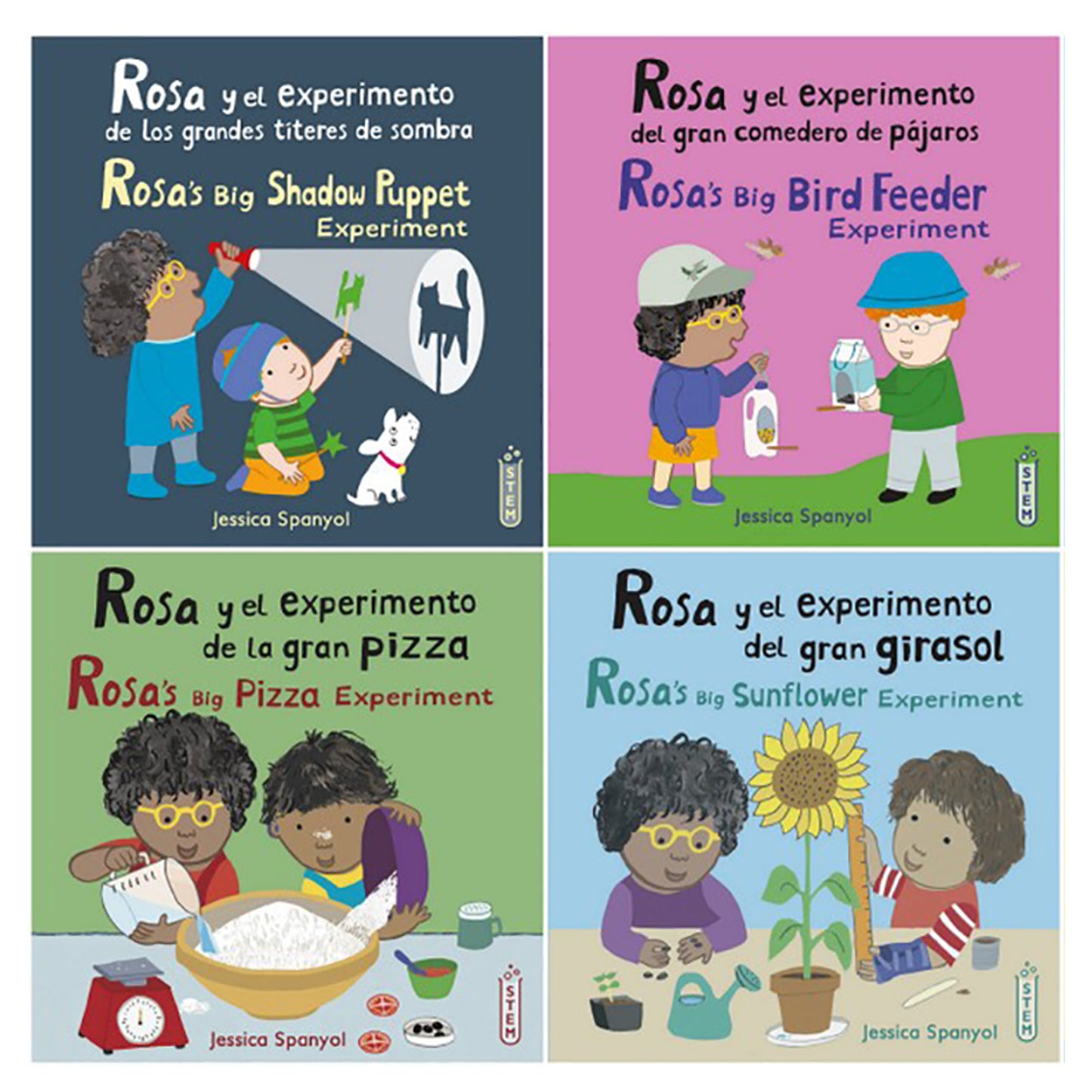 Child's Play Books Rosa's Workshop Bilingual STEM 8-Book Set