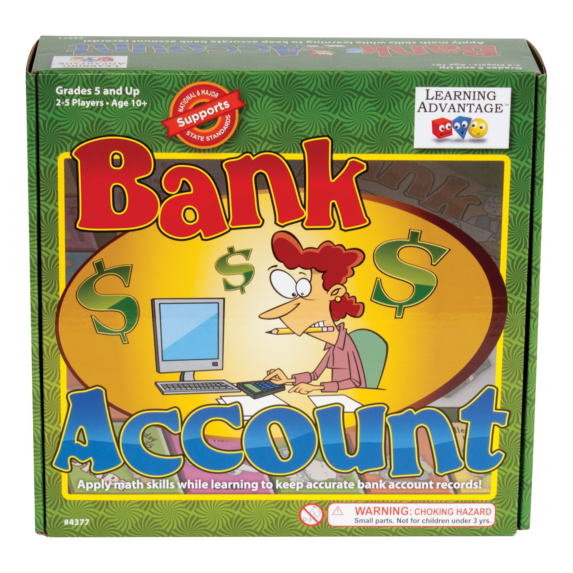 Learning Advantage Bank Account Simulation Game - Educational Financial Board Game