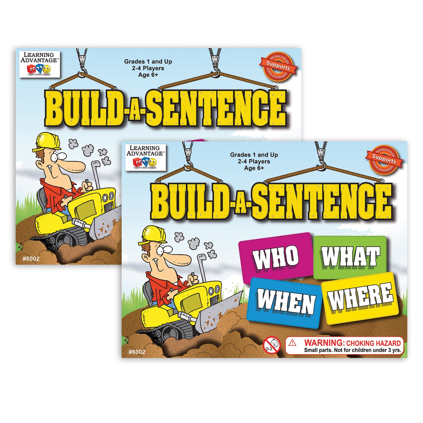 Learning Advantage Build-A-Sentence Game - Double Pack Delight