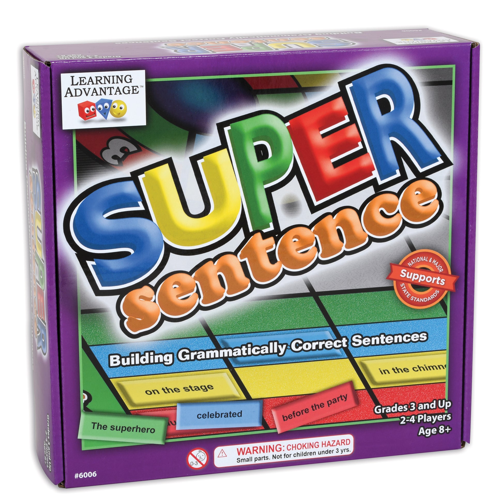 Learning Advantage Super Sentence Creation Board Game - Educational Fun