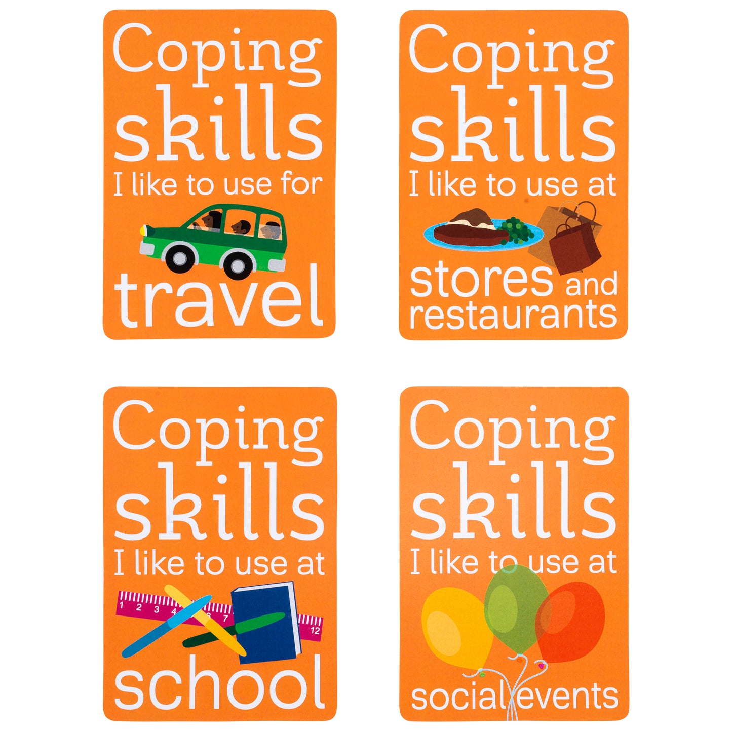 Coping Skills for Kids™ Coping Cue Cards™ Processing Deck