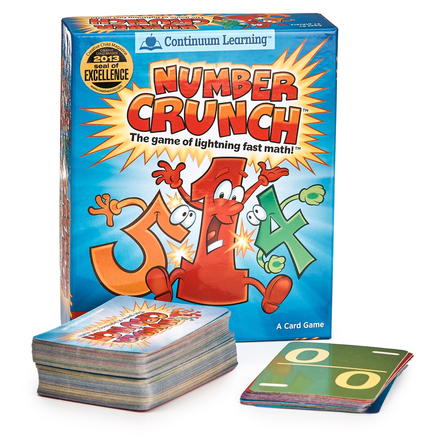 Continuum Games Number Crunch Family Math Card Game