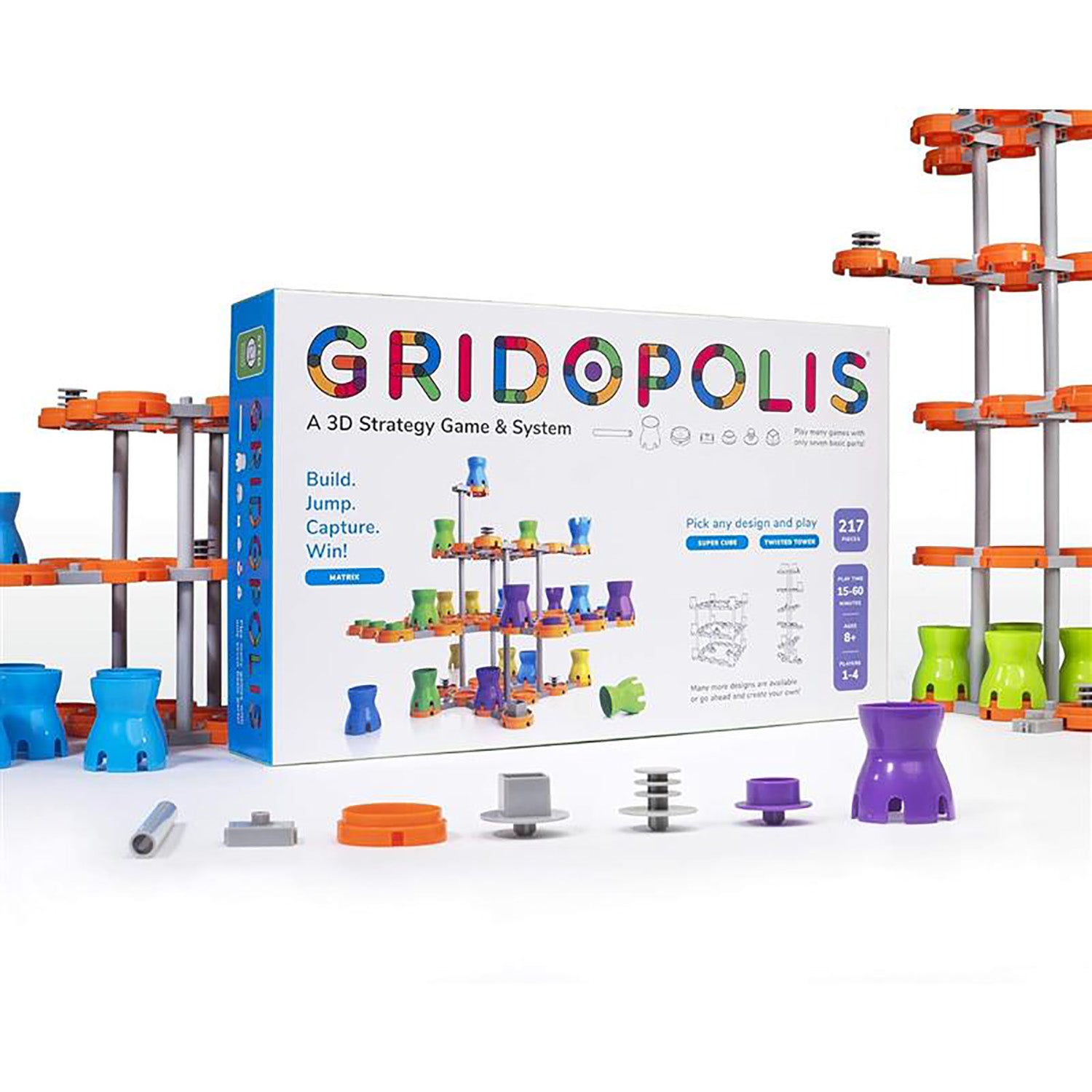 Gridopolis Advanced 3D Strategy Game - Award-Winning Design & STEM Learning