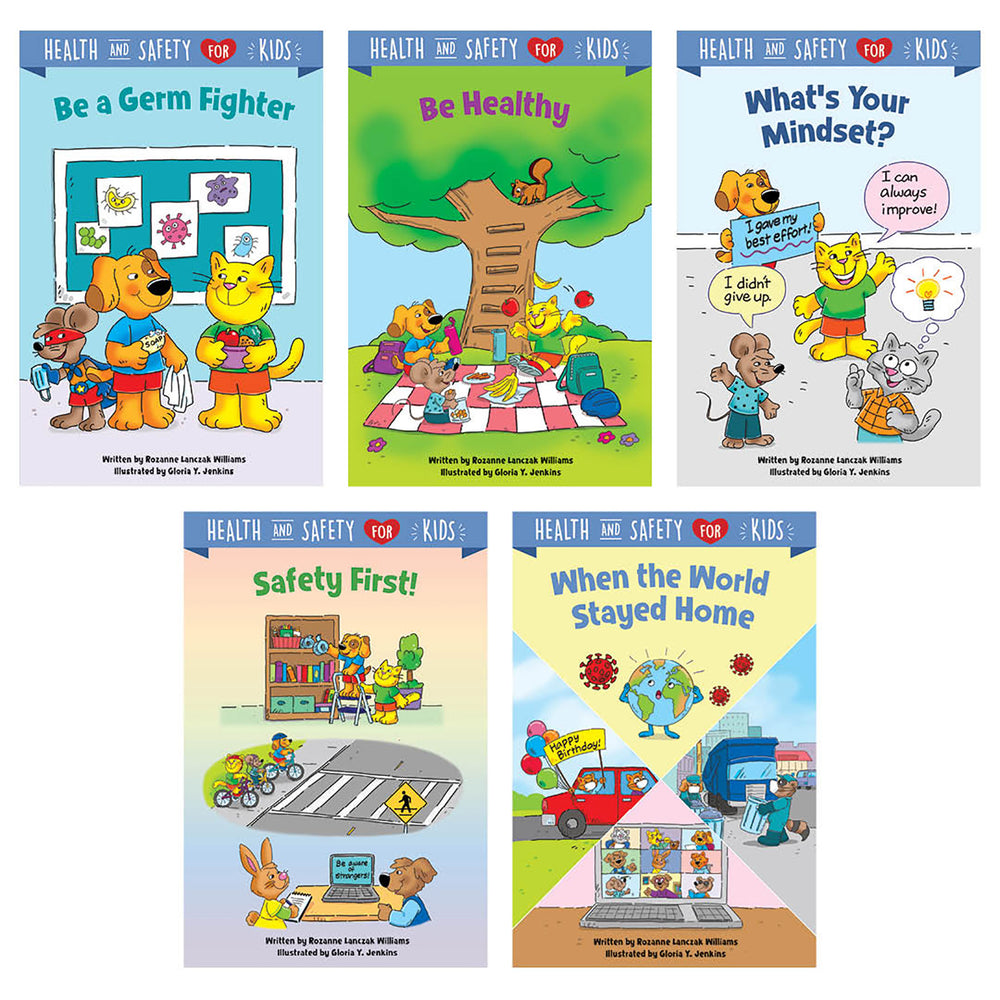 Creative Teaching Press Health & Safety Kids 5-Book Set