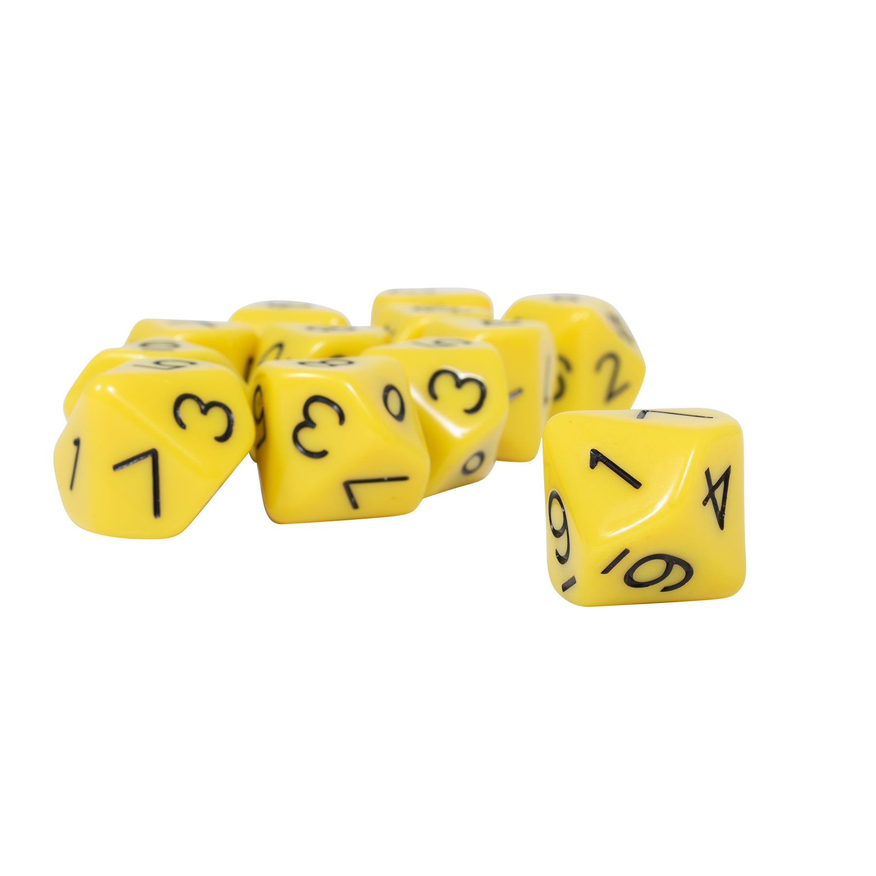 Learning Advantage Vibrant 10-Sided Polyhedral Dice - Math Mastery Set