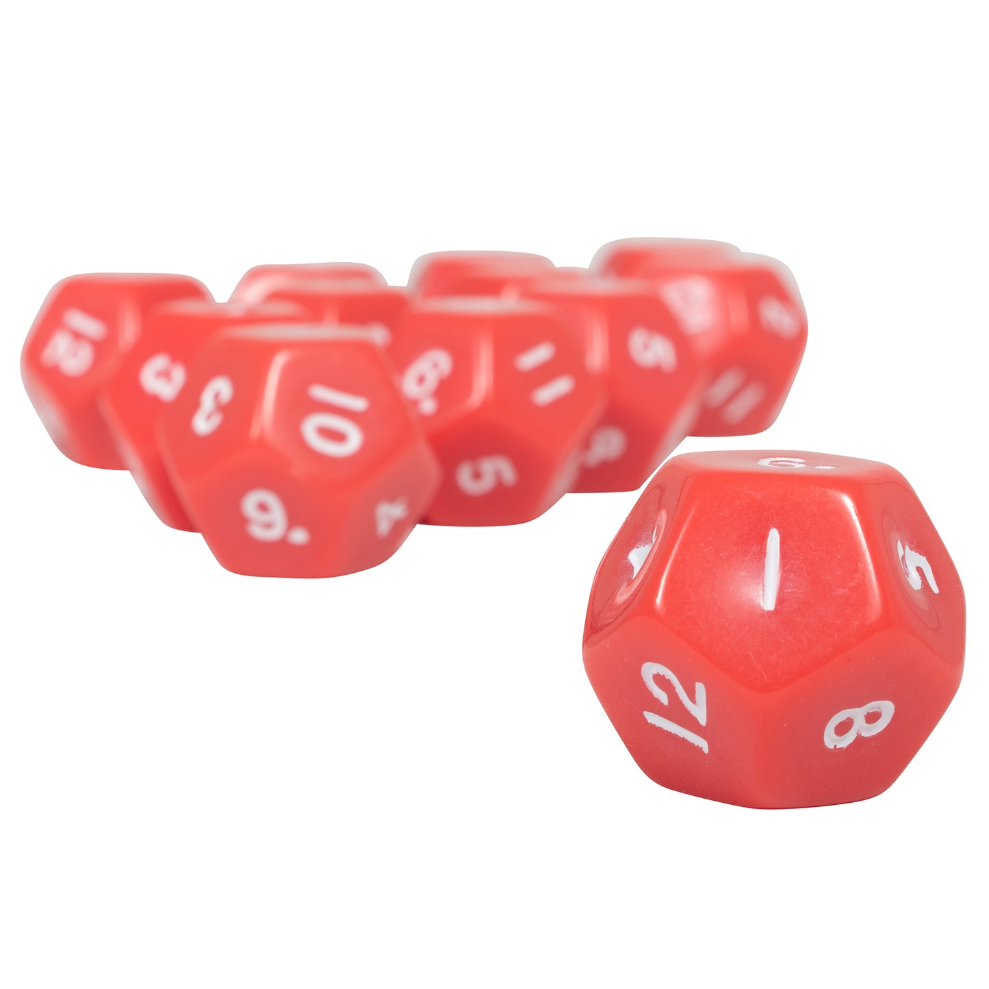 Learning Advantage Colorful 12-Sided Polyhedral Dice Set of 36