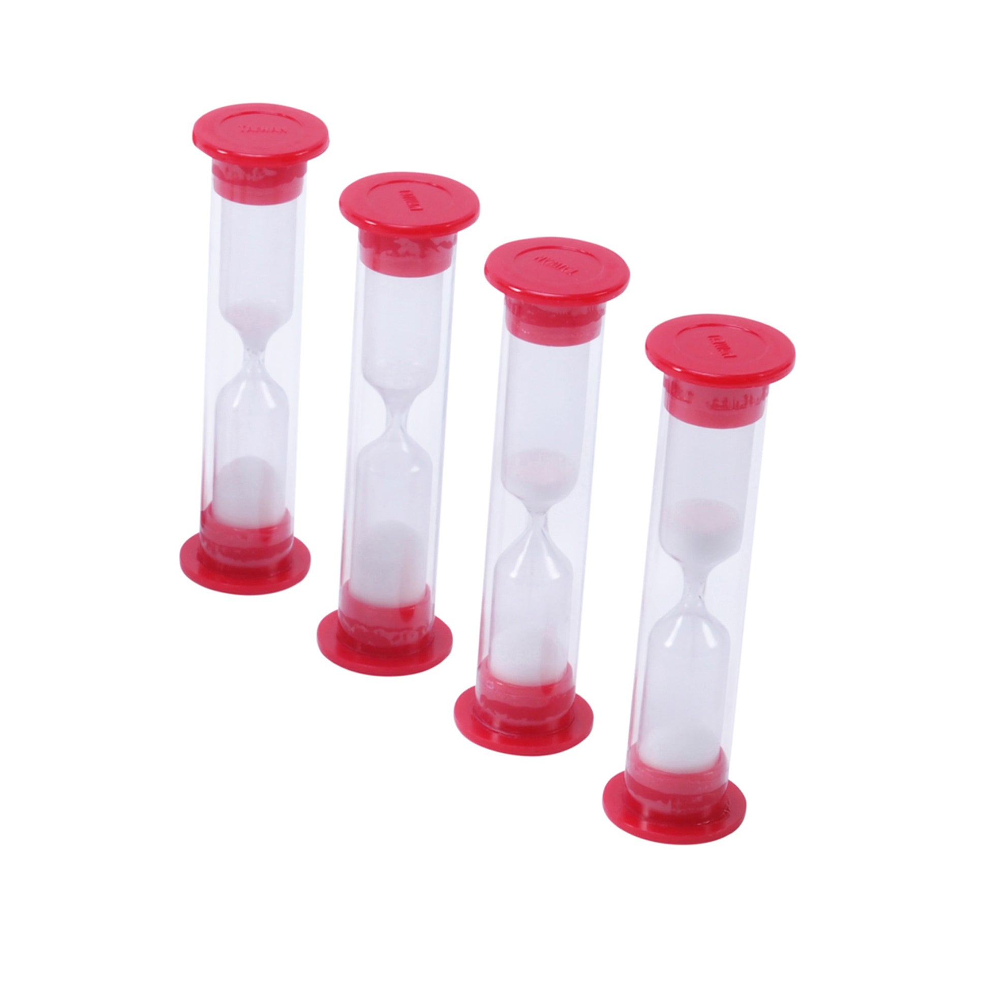 Learning Advantage Red Sand Timers - One Minute Durations - 30 Count