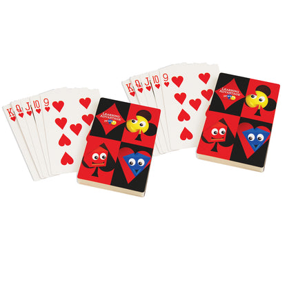 Learning Advantage Jumbo Card Deck for Kids, Double Pack