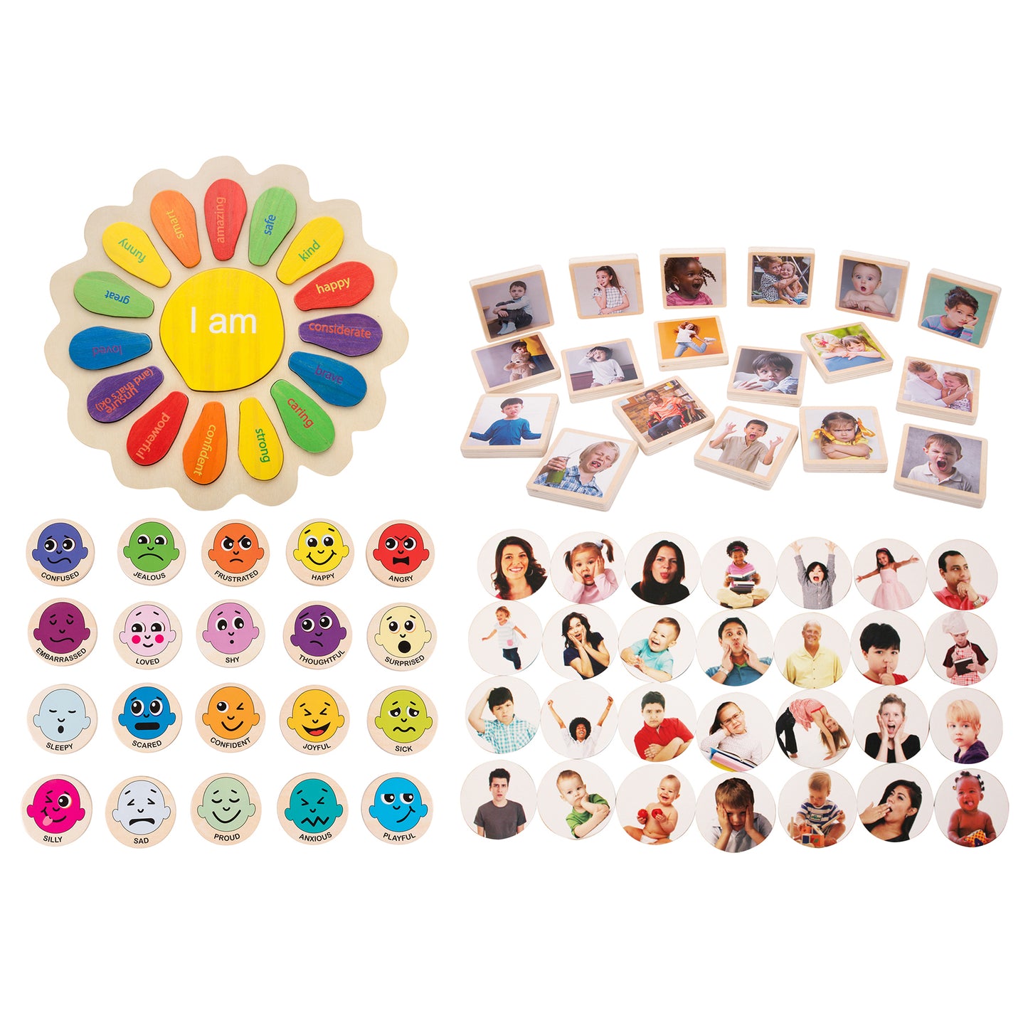 Learning Advantage Feelings & Emotions Discovery Kit - Multicultural Emotional Learning Set