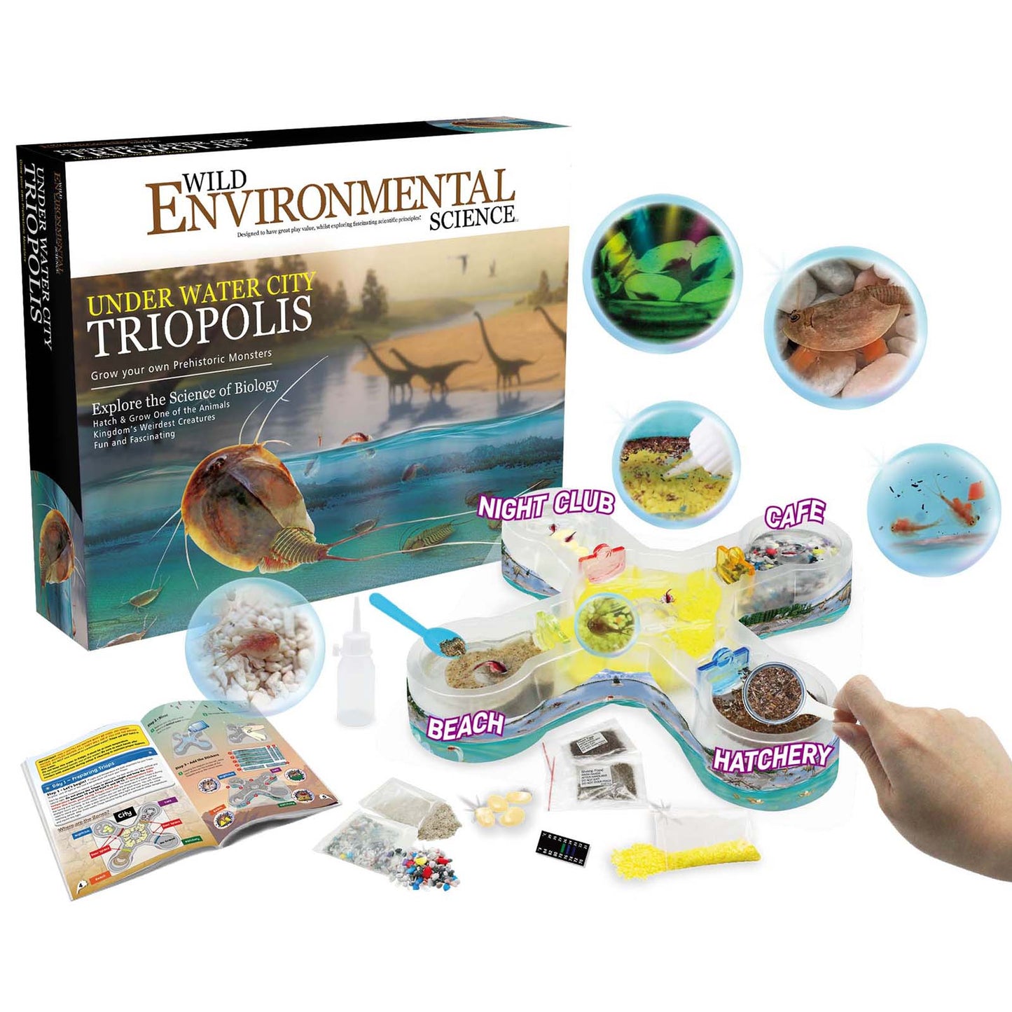 WILD ENVIRONMENTAL SCIENCE Underwater City Triopolis - Science Kit for Ages 8+