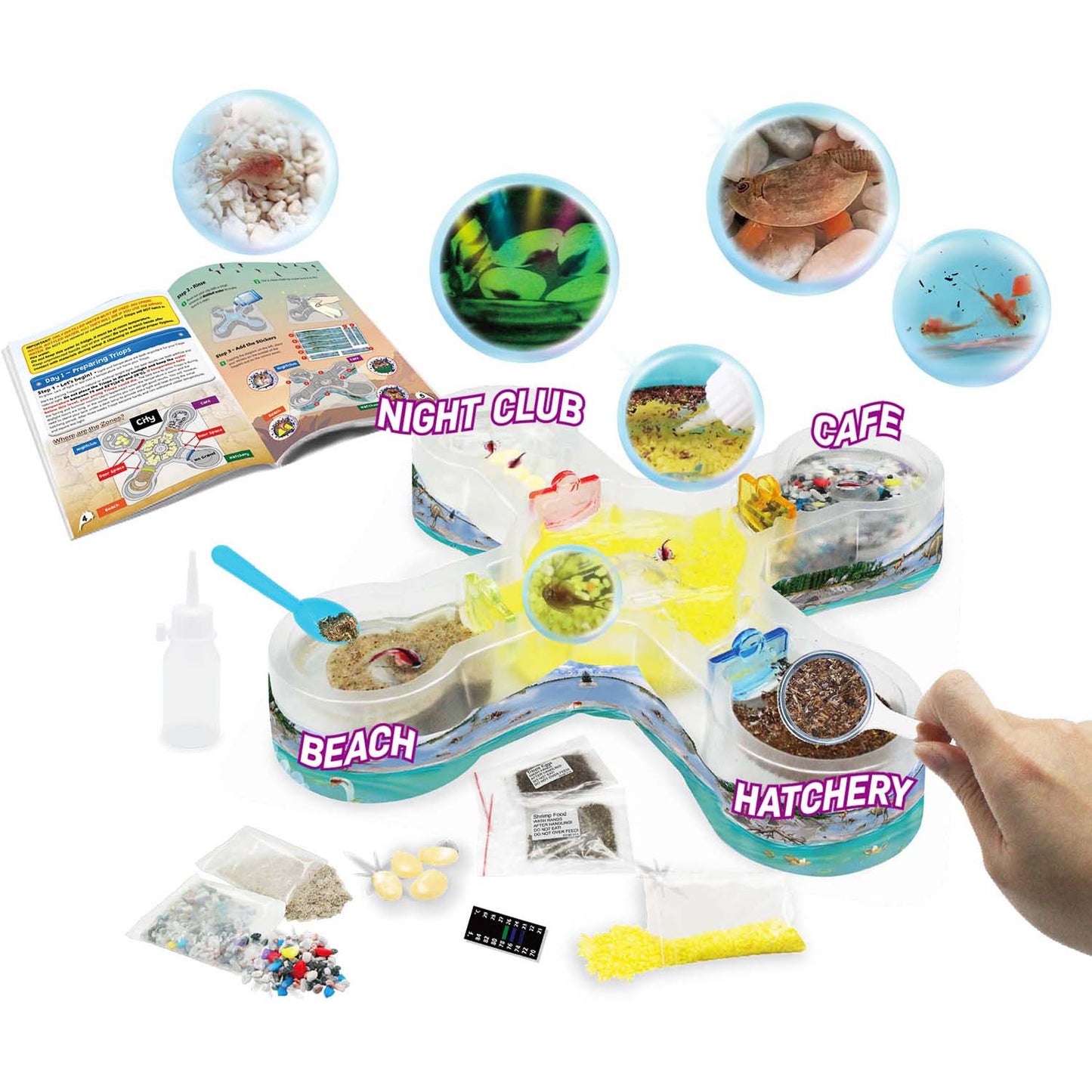 WILD ENVIRONMENTAL SCIENCE Underwater City Triopolis - Science Kit for Ages 8+