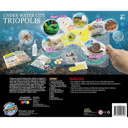 WILD ENVIRONMENTAL SCIENCE Underwater City Triopolis - Science Kit for Ages 8+