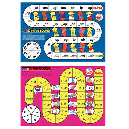 Didax® CVC Spelling Board Game - Early Reading Skills - Vibrant Fun