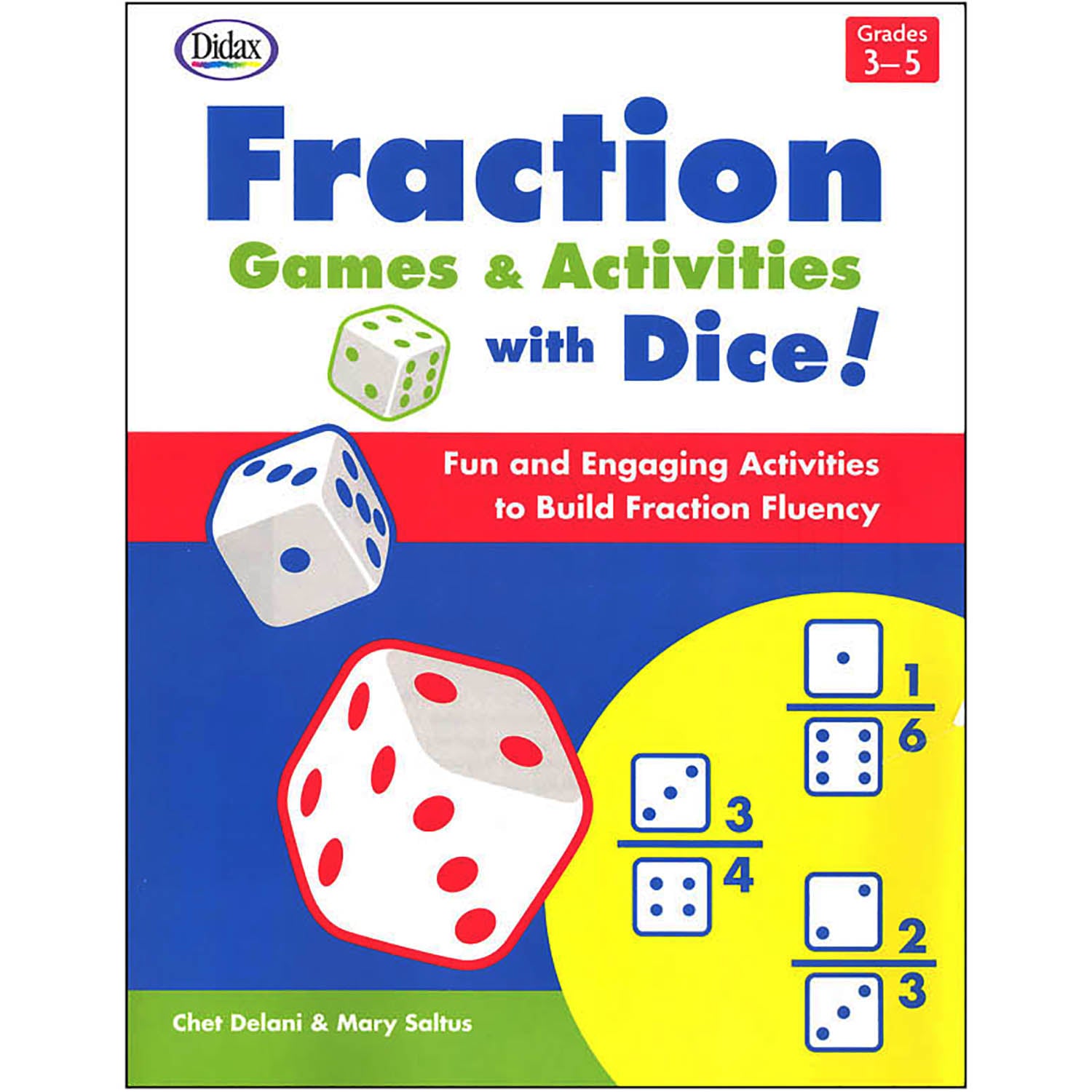 Didax® Fraction Fun - Math Dice Games & Activities Resource Book