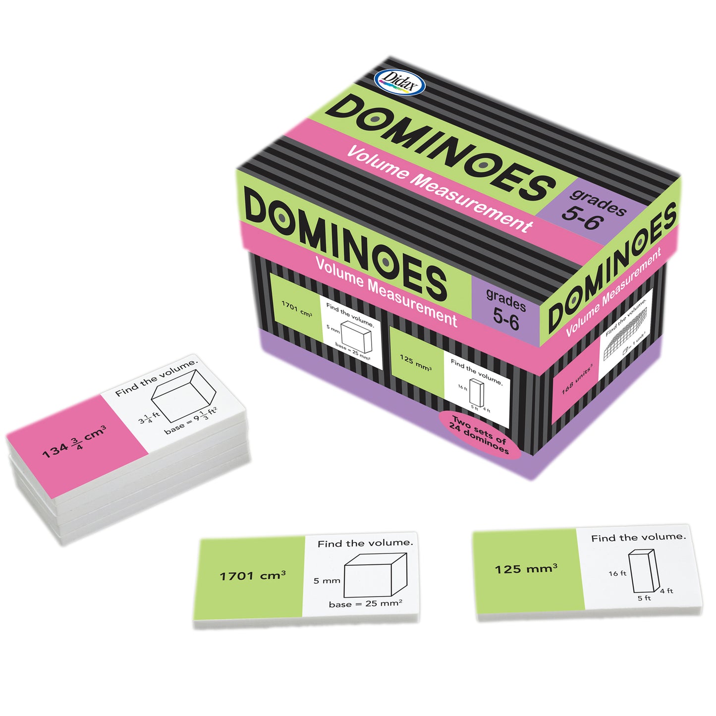 Didax® Volume Measurement Dominoes - Educational Math Game