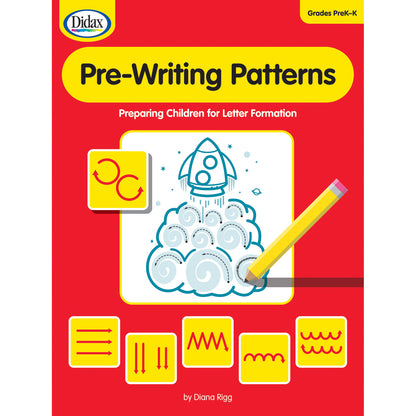 Didax Pre-Writing Patterns Book - Motor Skills Development - Paperback