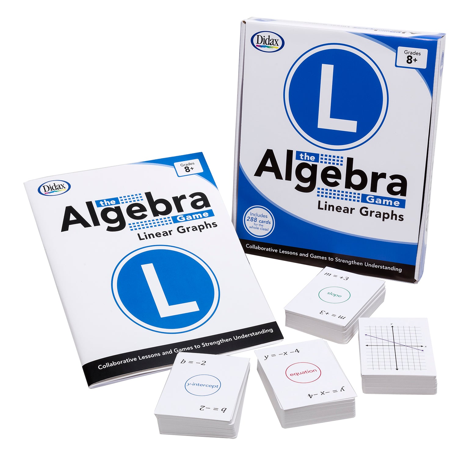 Didax Algebra Game: Linear Graphs - Match & Learn Math Fun