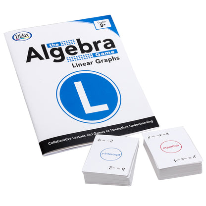 Didax Algebra Game: Linear Graphs - Match & Learn Math Fun