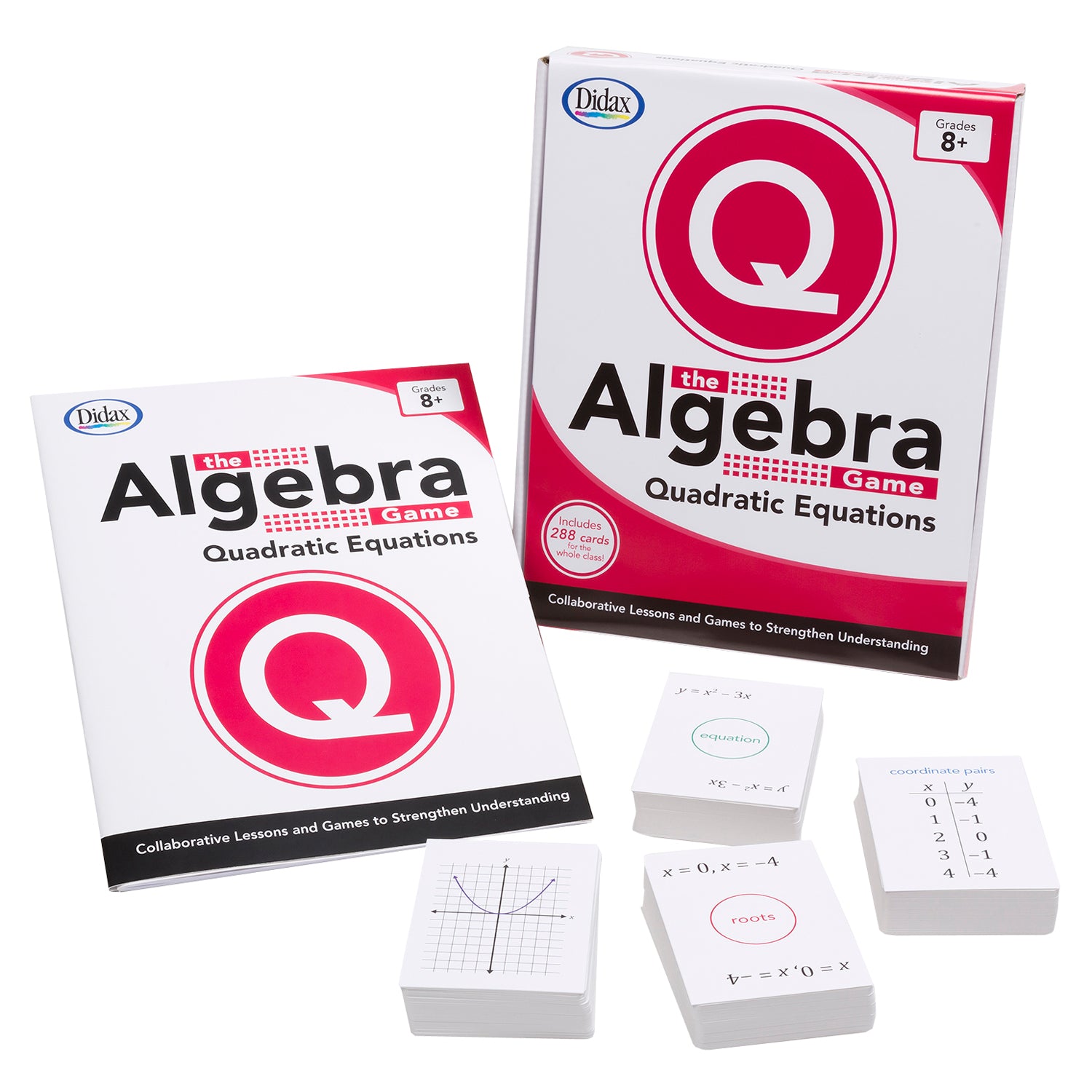 Didax The Algebra Game: Quadratic Equations Basic - Math Mastery