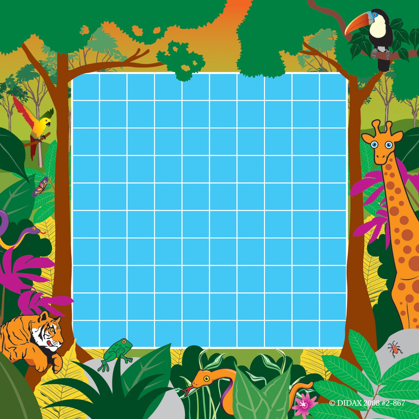 Didax Place Value Safari Game - Jungle Math Adventure