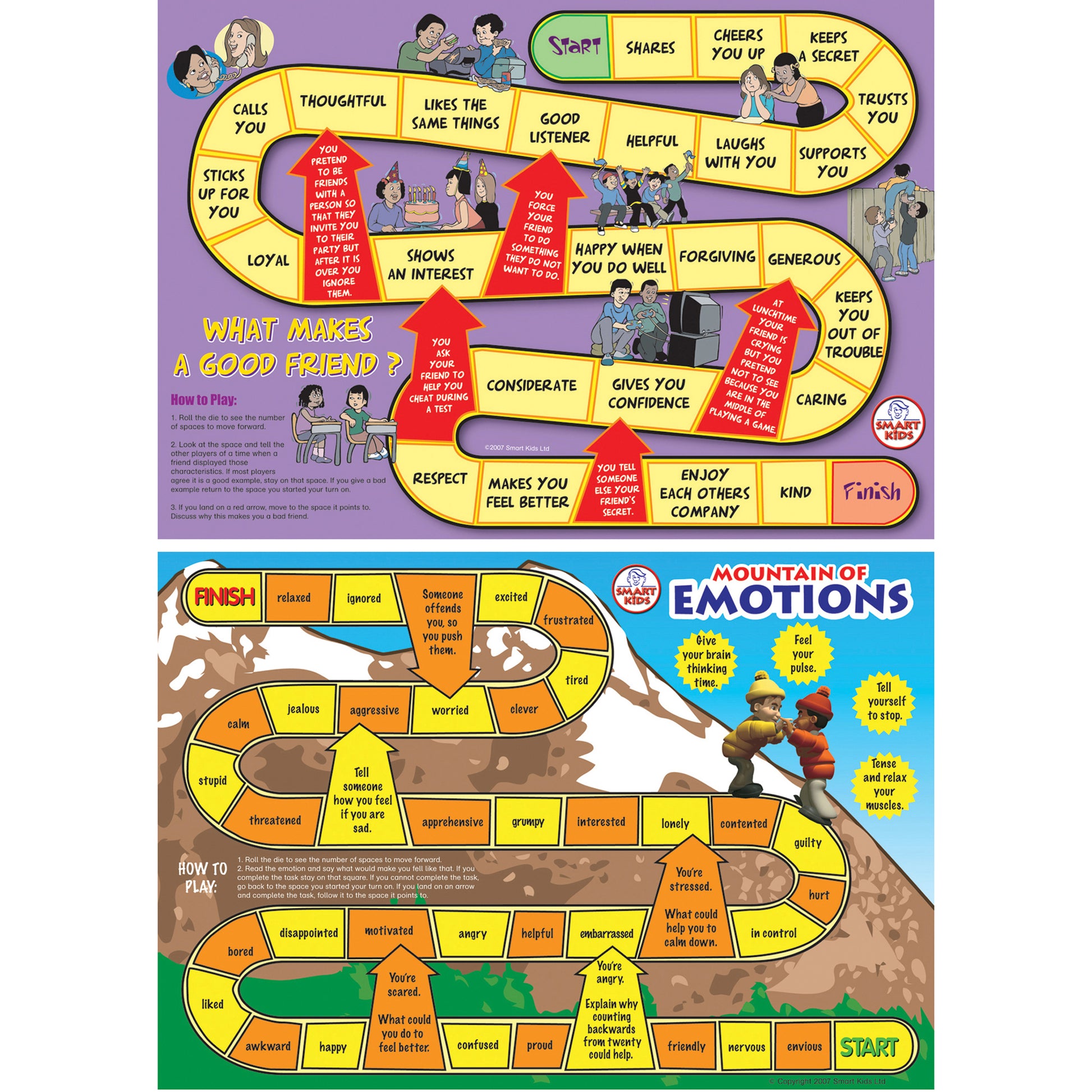 Didax Social Skills Challenge - Interactive Board Game for Grades 1-5