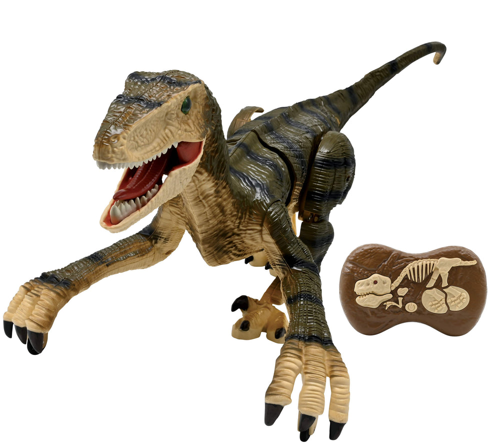 Lexibook Remote Control Velociraptor - Realistic Dinosaur Action