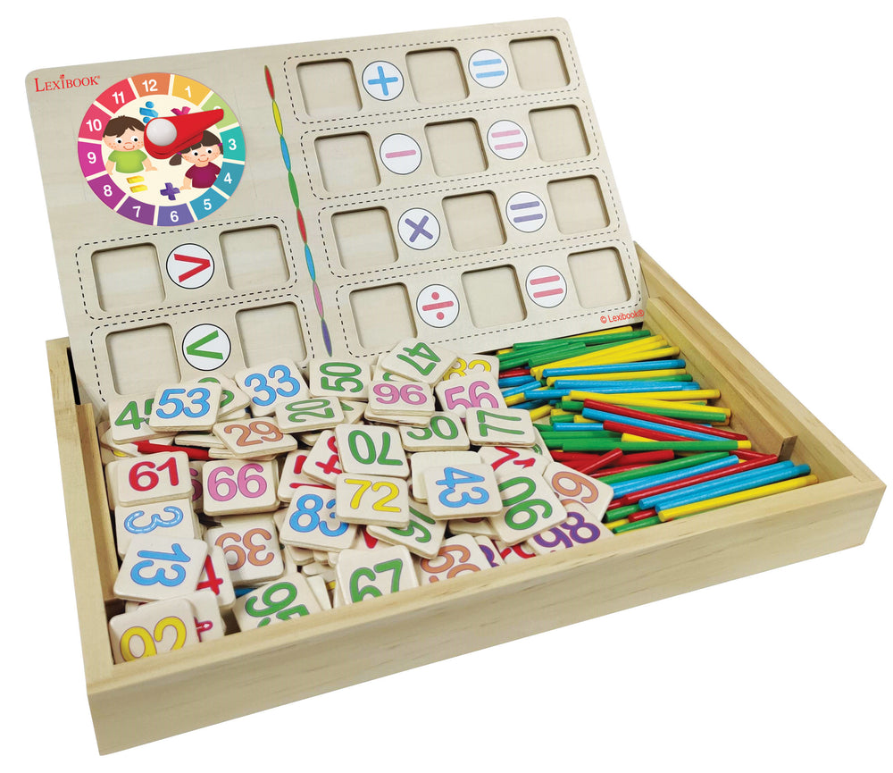 Lexibook Bio Toys Math School - Educational Wooden Activity Set