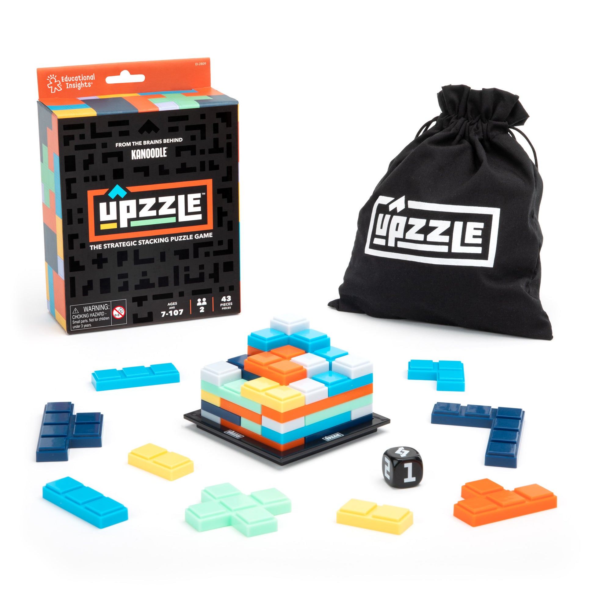 Educational Insights Upzzle Strategic Stacking Puzzle Game