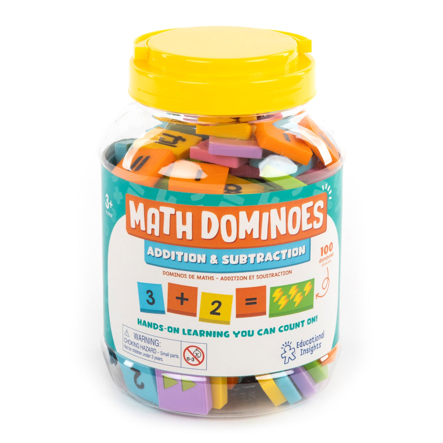 Educational Insights Math Dominoes - Engaging Addition & Subtraction Game