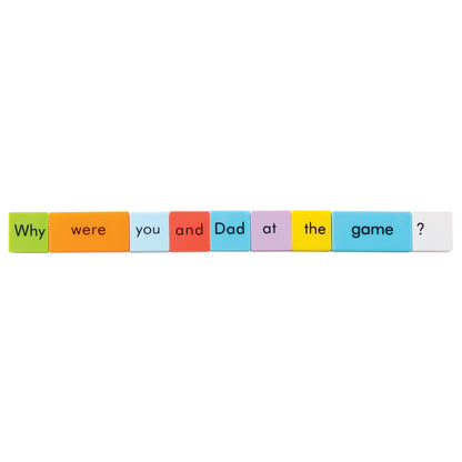 Educational Insights Sentence-Building Dominoes - 228 Color-Coded Pieces