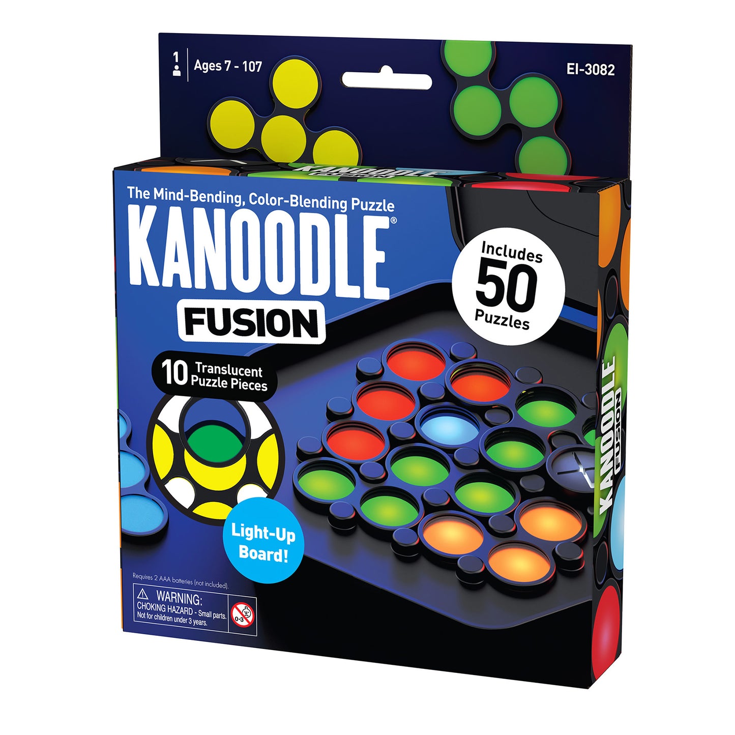 Educational Insights Kanoodle Fusion - Interactive Color-Mixing Puzzle