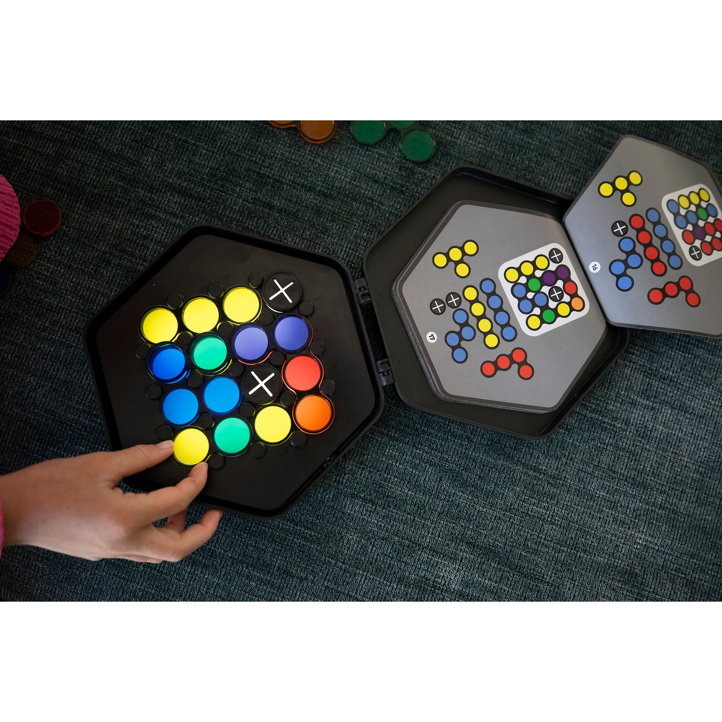 Educational Insights Kanoodle Fusion - Interactive Color-Mixing Puzzle