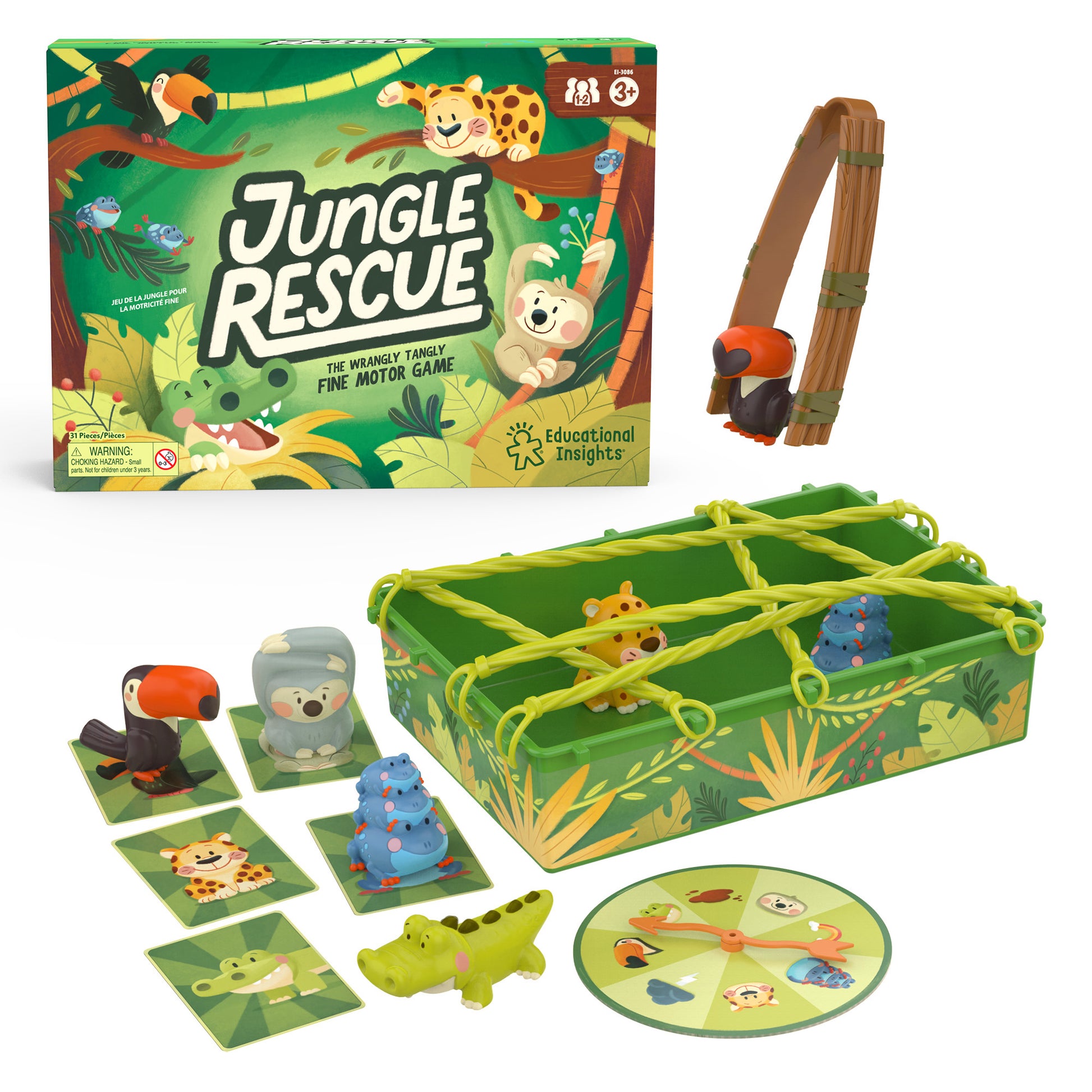 Educational Insights Jungle Rescue Animal Game