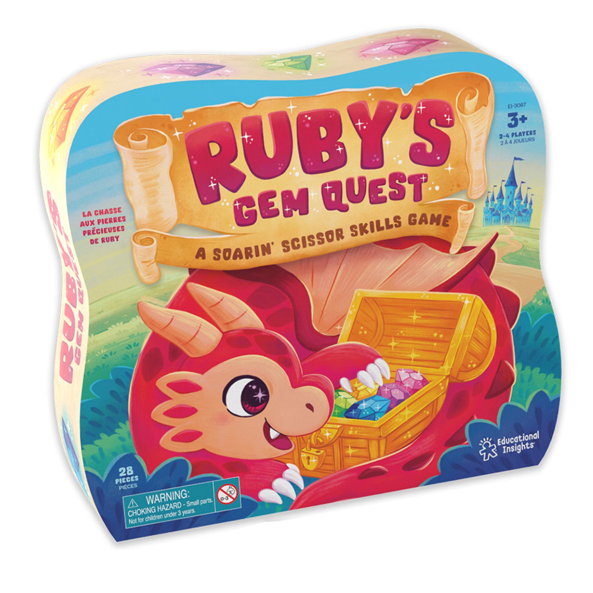 Educational Insights Ruby's Gem Quest Scissor Skills Game