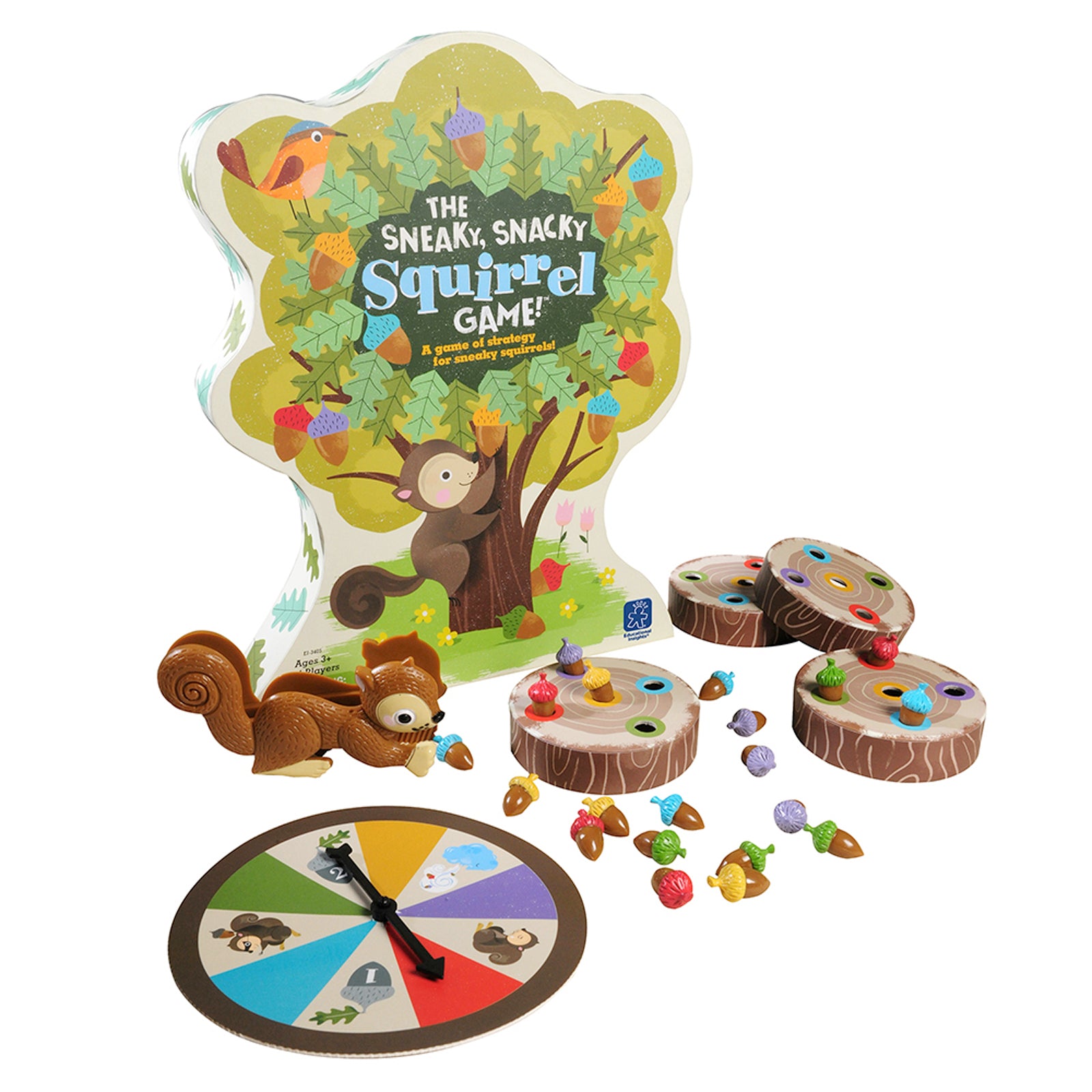 Educational Insights - The Sneaky, Snacky Squirrel Game - Colorful Fun Learning