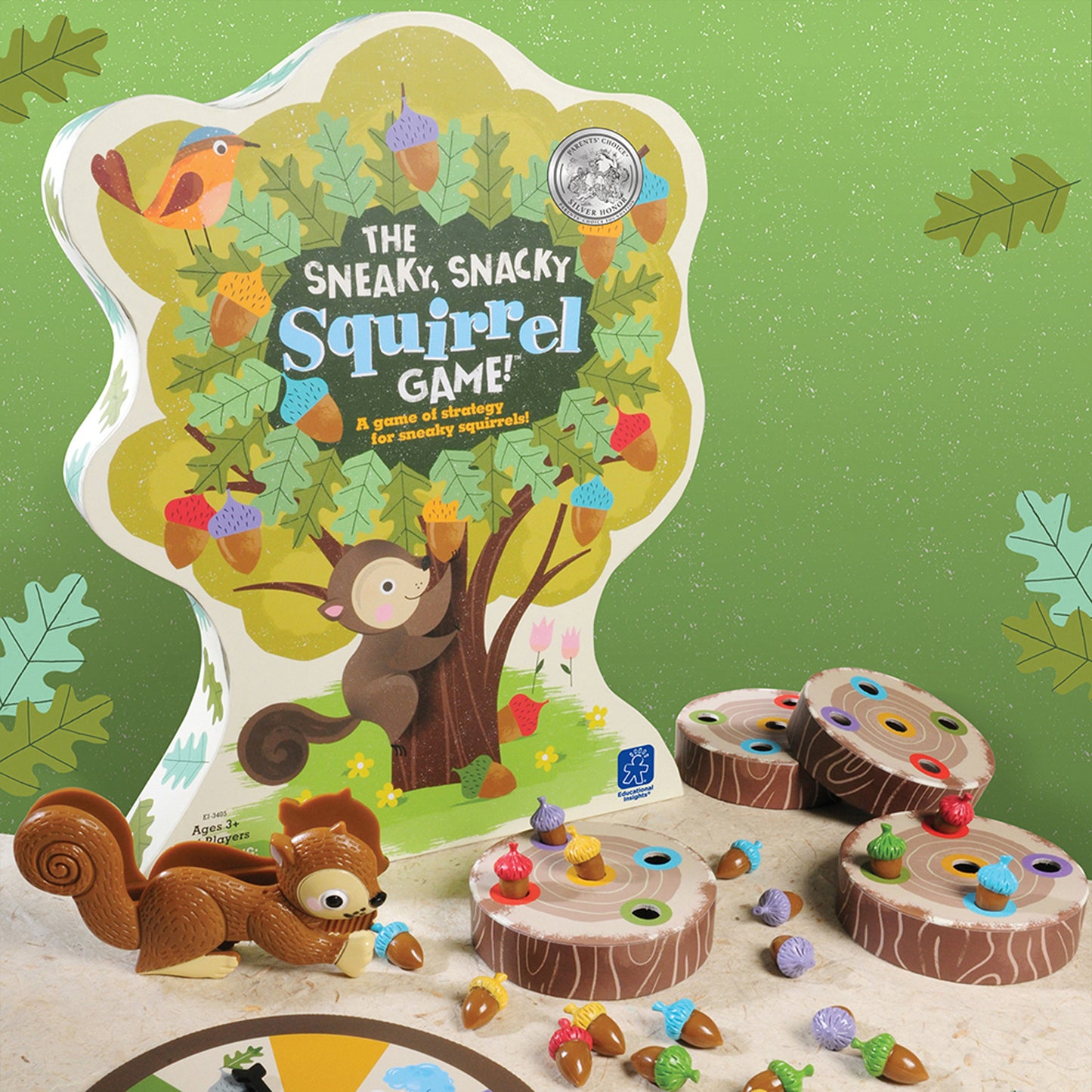 Educational Insights - The Sneaky, Snacky Squirrel Game - Colorful Fun Learning