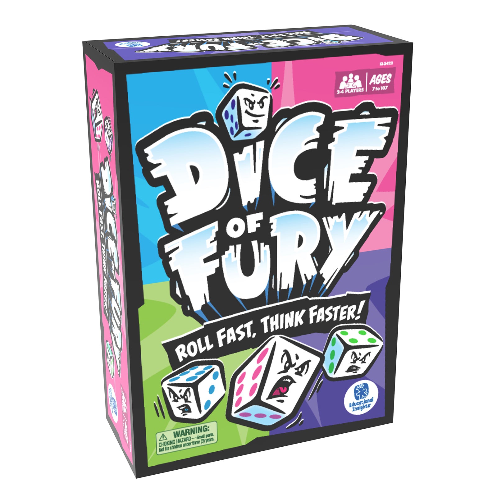 Educational Insights Dice of Fury Fast-Paced Dice Game