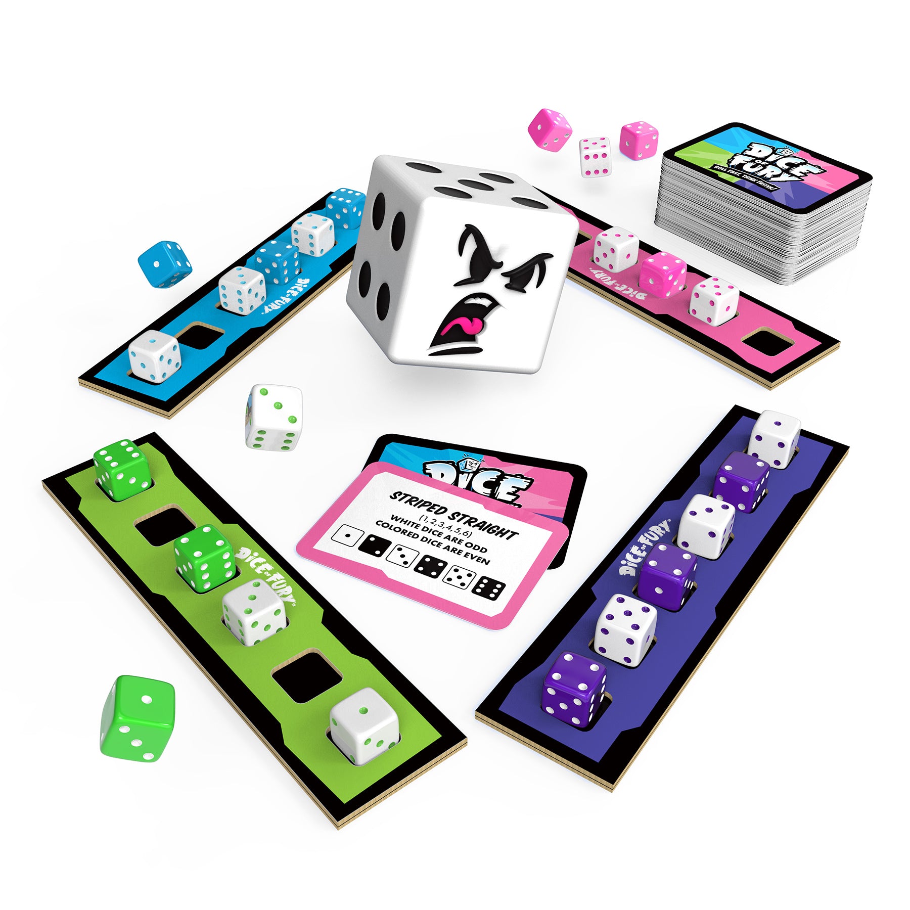 Educational Insights Dice of Fury Fast-Paced Dice Game